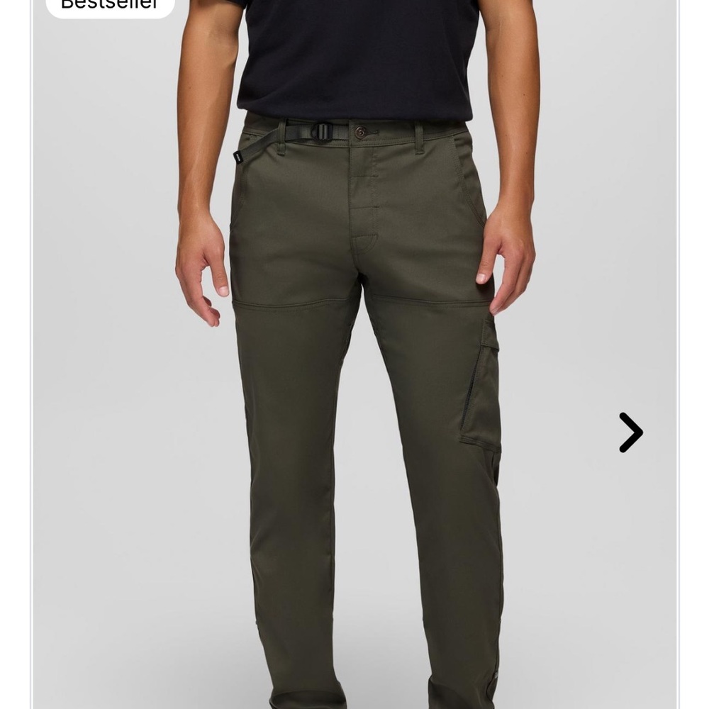 Prana dark brown Stretch Zion Straight pant